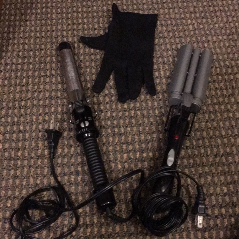 Hair Curler & Hair Waver Bundle